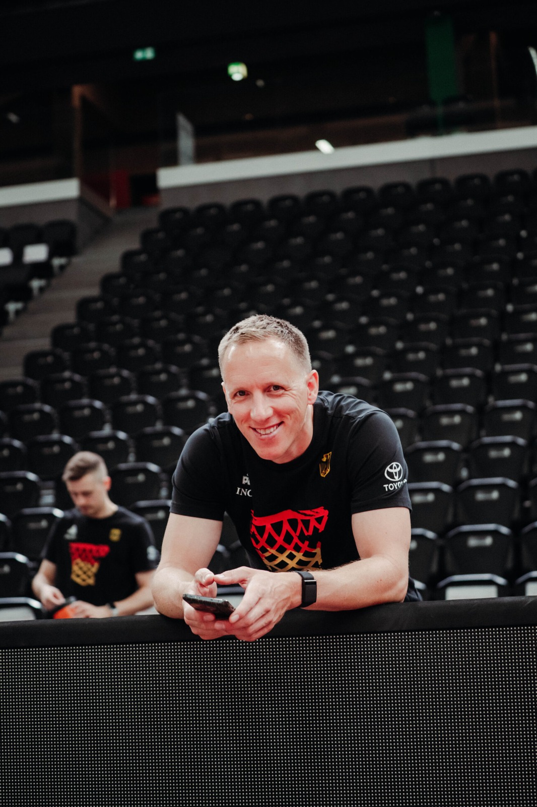 Dr. med. Thomas Voit als Mannschaftsarzt der U19-Nationalmannschaft des Deutschen Basketball Bundes